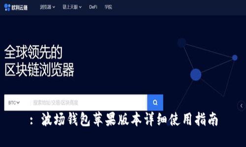 : 波场钱包苹果版本详细使用指南